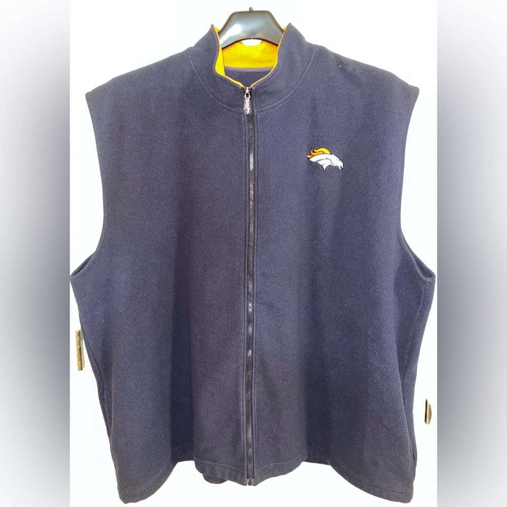 Denver Broncos fleece vest 5XL